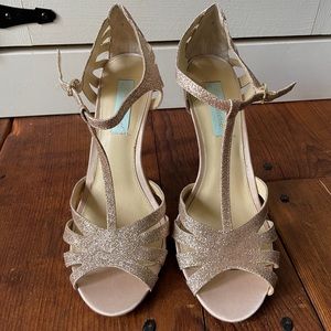 betsey Johhnson sparkle heels